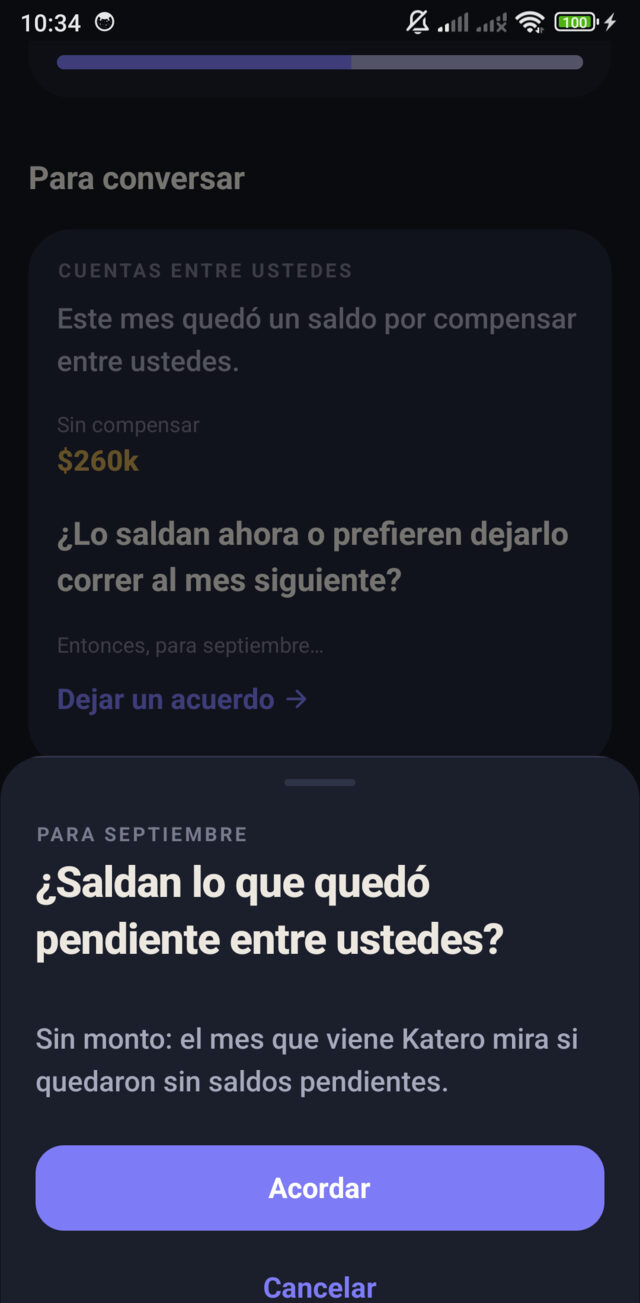 El resumen de agosto con el acuerdo que dejó la revisión de julio.